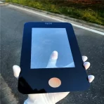 Customized Touch Tempered Glass Panel ultra clear Glass with Black Color Silk Screen Printing - 图片 2