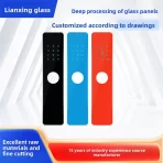 2.5D3D Touch Screen Access Control Tempered Glass Panel Solid Structure with Flat Pattern Deep Processing by Switch Glass - 图片 6