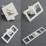 IK08 Impact Resistant Tempered Glass Panel for 86mm Wall Switches - Explosion-Proof Switch Cover with Reinforced Frame - 图片 2