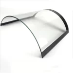 Processing Special Shape Curved Tempered Glass 3mm Large Radius Hot Bending Glass