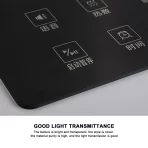 Zhixin Eco-Friendly Nice Price Custom Size Clear Black Tempered Glass Panel Silk Screen Printing Solid Structure Foot Therapy - 图片 6