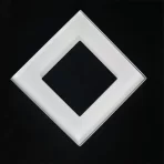 IK08 Impact Resistant Tempered Glass Panel for 86mm Wall Switches - Explosion-Proof Switch Cover with Reinforced Frame - 图片 3