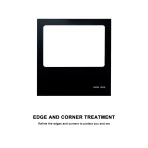 Custom Silk Screen Printed Solid Structure Flat Pattern Tempered Glass Panel Popular for Lighting and Decoration - 图片 5