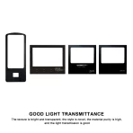 Custom Silk Screen Printed Solid Structure Flat Pattern Tempered Glass Panel Popular for Lighting and Decoration - 图片 6