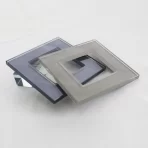 High Quality Tempered Glass Panels for Wall Sockets Light Lowes Switch Plates Glass Frame - 图片 4
