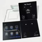 Ultra-Clear Heat-Resistant Black Silk-Screen Tempered Glass Custom Tempered Glass Panels Touchscreen Panels Display Glass - 图片 6