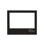 Custom Silk Screen Printed Solid Structure Flat Pattern Tempered Glass Panel Popular for Lighting and Decoration