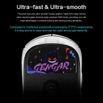 Cool Wireless Gaming Mouse Rounded Curved Edges Glass Mouse Feet Replacement For Logitech G GPW 3 Gaming Mouse Foot pad - 图片 4