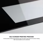 Zhixin Eco-Friendly Nice Price Custom Size Clear Black Tempered Glass Panel Silk Screen Printing Solid Structure Foot Therapy - 图片 5