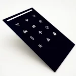 Custom Tempered Glass 0.5mm 0.7mm 1mm 2mm 3mm Corning Gorilla Glass Silk Screen Printing Glass Panel for Display