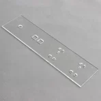 IK08 Impact Resistant Tempered Glass Panel for 86mm Wall Switches - Explosion-Proof Switch Cover with Reinforced Frame - 图片 6