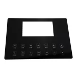 Zhixin Eco-Friendly Nice Price Custom Size Clear Black Tempered Glass Panel Silk Screen Printing Solid Structure Foot Therapy