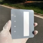 Customized Touch Tempered Glass Panel ultra clear Glass with Black Color Silk Screen Printing - 图片 5