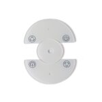 Customized special-shaped punching, silk-screen printing and semi-transparent processing of small household appliance glass for car aroma diffuser tempered glass control panel