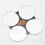 Off-road vehicle LED searchlight glass, motorcycle and electric vehicle modified lamp AR anti-reflective coated high-transparency tempered glass