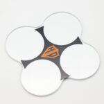 Off-road vehicle LED searchlight glass, motorcycle and electric vehicle modified lamp AR anti-reflective coated high-transparency tempered glass