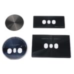 Tempered glass custom processing, smart lock, CD pattern, camera lens, curved edge, drilling, electroplating, coated glass - 图片 5